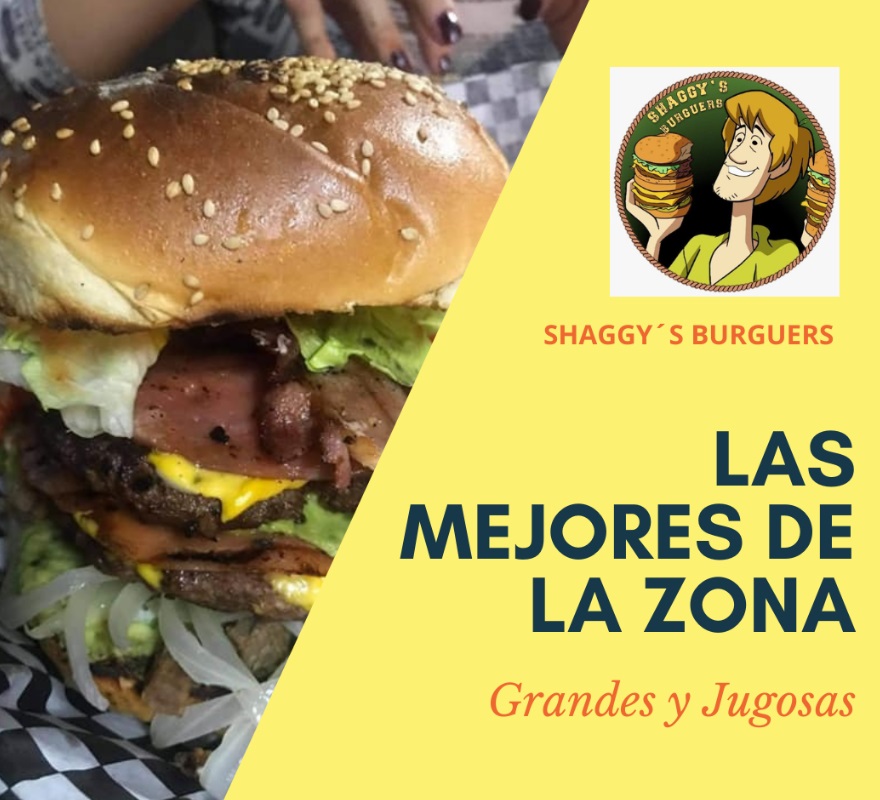 Hamburguesa promocional de Shaggy's Burgers